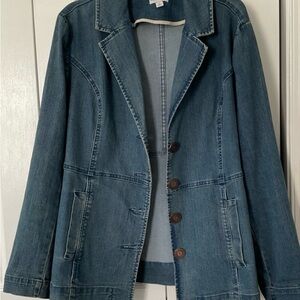Susan Graver Blue Jean Jacket